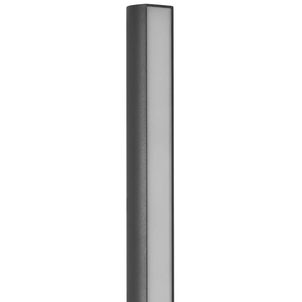 Set di 2 lampade da parete a LED per esterni in metallo, stile tradizionale, per ingresso e portico, nero
