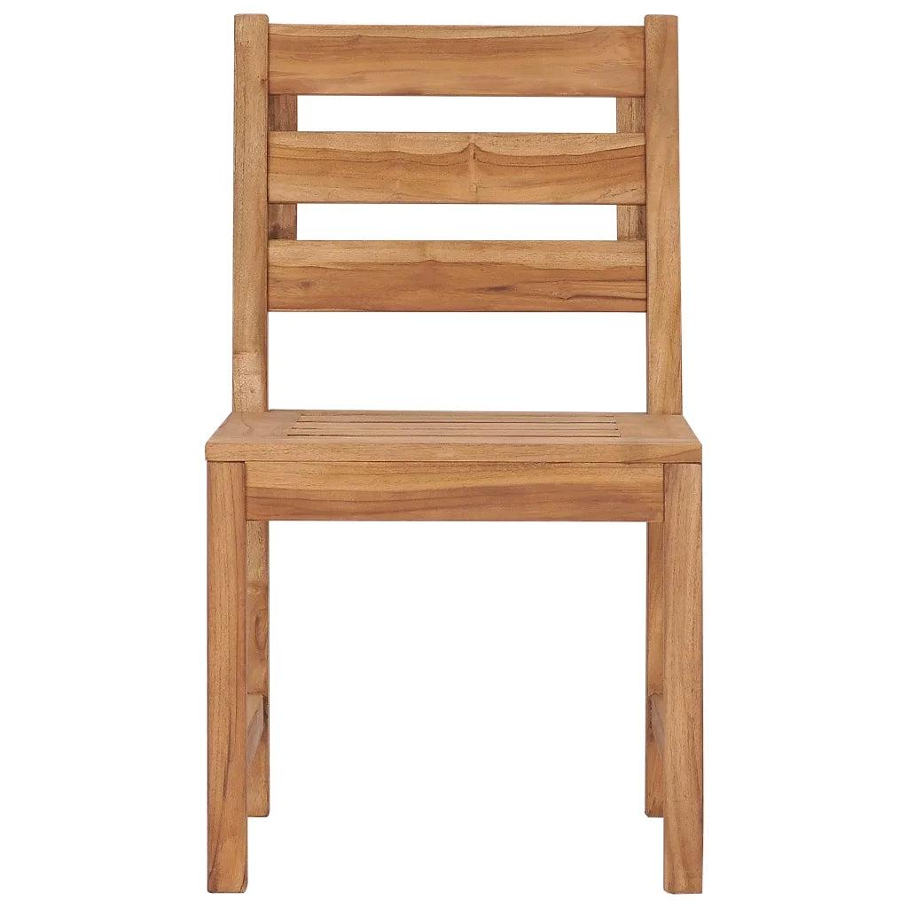 Sedie da Giardino 2 pz in Legno Massello di Teak cod mxl 10125