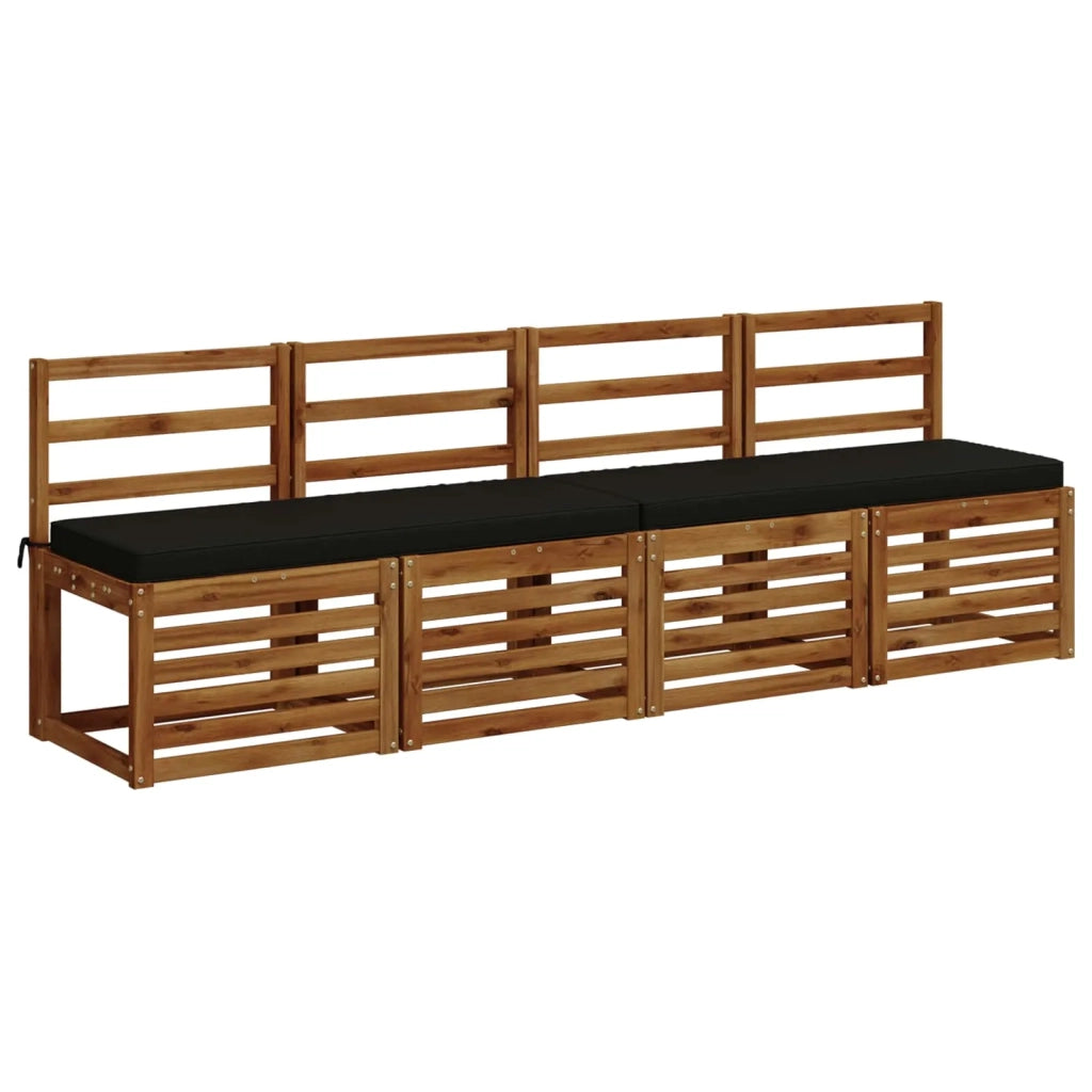 Cuscino per Panchina a 1 Pezzo VUGHT 100% Poliestere Nero 951182