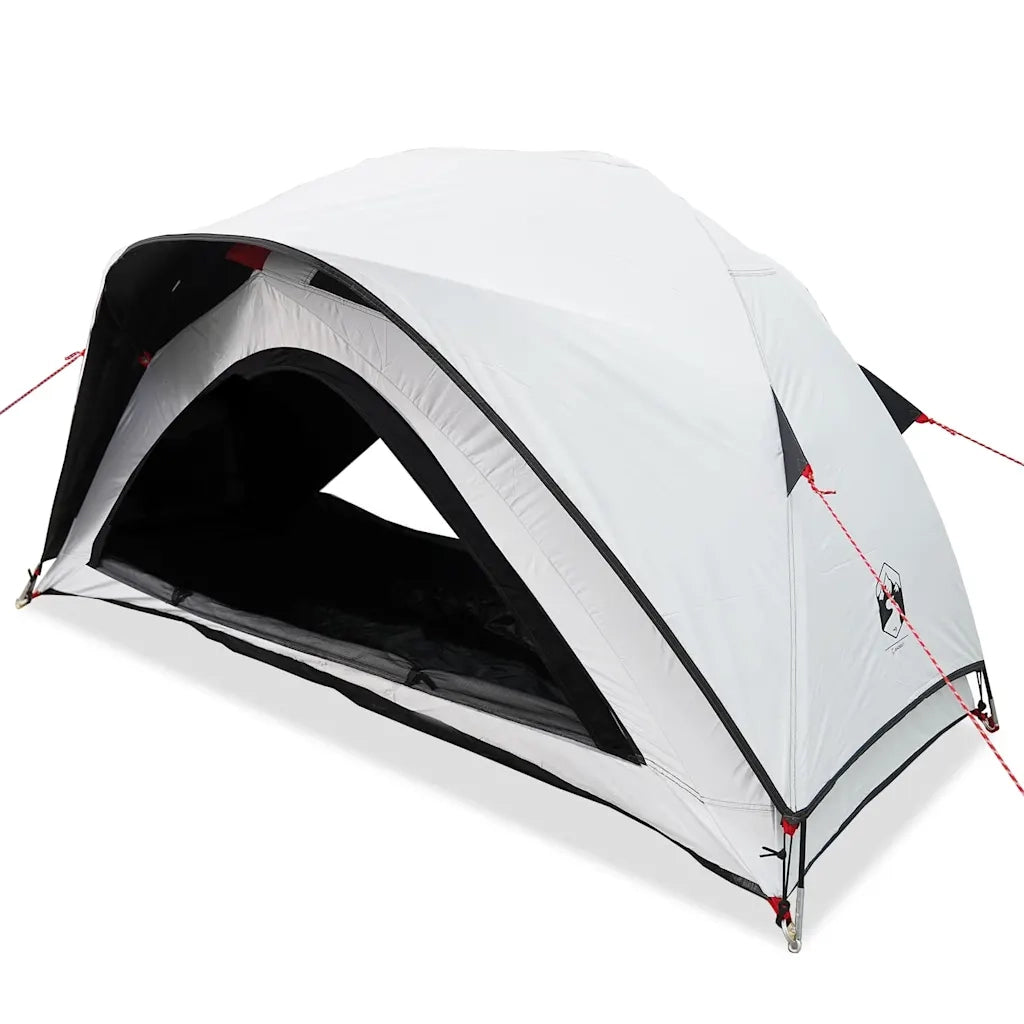 Tenda Campeggio 1 Persone-Tenda per Escursionismo Bianca Tessuto Oscurante Impermeabile