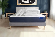 Pacchetto letto completo - Materasso 140x190cm + Box spring con doghe (kit) + 2 cuscini + Piumino - Actilatex Life