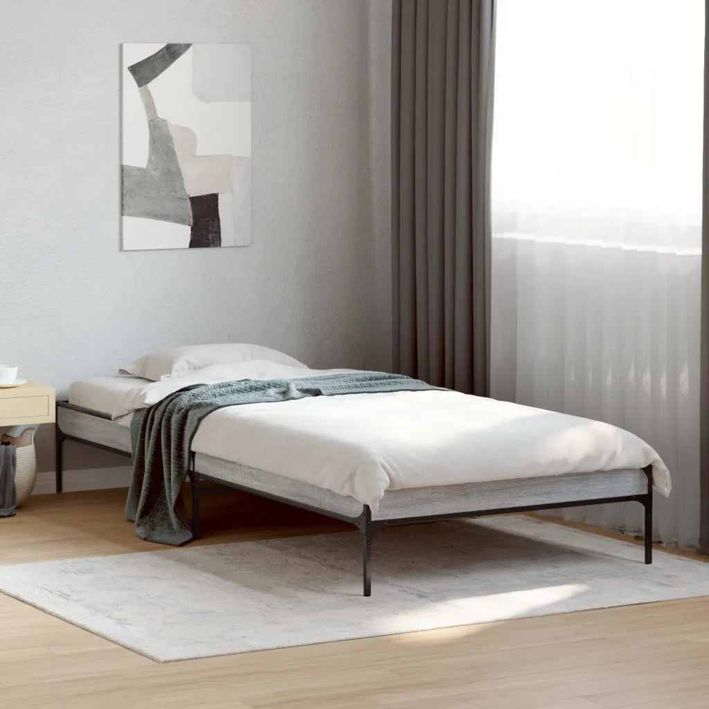 Giroletto senza Materasso Rovere Sonoma 90x190 cm