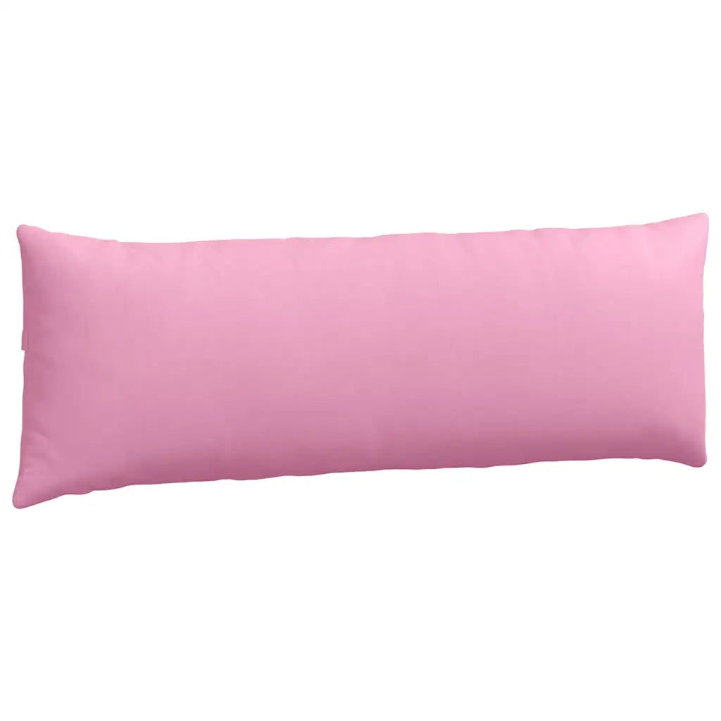 Cuscini da Divano 2 pz-Set di 2 Cuscini per Sofa Rosa 120 x 40 cm Tessuto