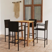 Set Bar da Giardino 5 pz Marrone cod mxl 37246