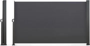 Tenda Sole Laterale Retrattile 180 x 400 cm Grigio Antracite