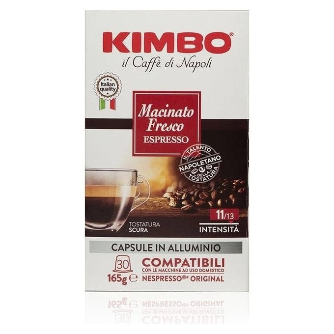 Kimbo 014186 capsula e cialda da caffè Capsule caffè Tostatura scura 30 pz