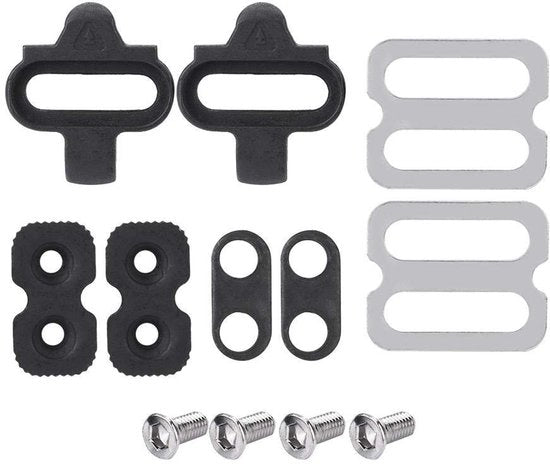 Accessori di Ricambio per Pedali SPD - Multi Blocco - Pedali da Bicicletta - Pedali da Ciclismo - Funzione di Blocco Rapido - Colore Metallico - Pedale da Bicicletta