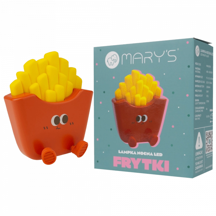 Mary's Lampada Notturna LED Patatine 0,6W Rossa/Gialla