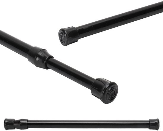 Tendina Regolabile - Tendina Estendibile - Tendina in Acciaio - Tendina Nero - Tendine 40-70 cm - Tendine in Acciaio Inox - Tendine Cod. 40-70 cm