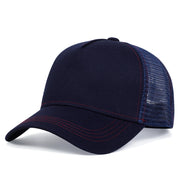 Cappellino da baseball da camionista blu