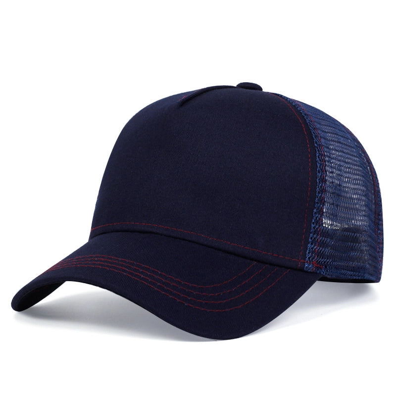 Cappellino da baseball da camionista blu