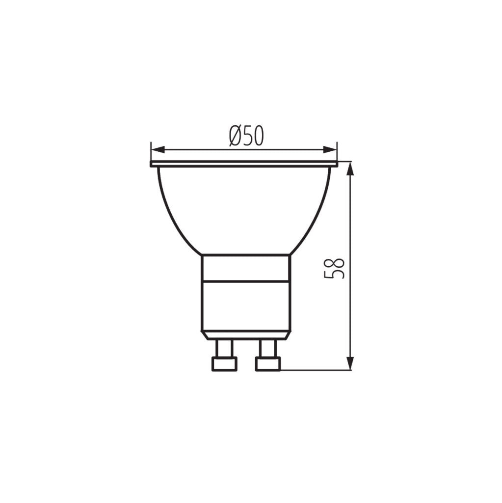 Kanlux Lampadina LED GU10 7W 1000lm 4000K Neutra SMD