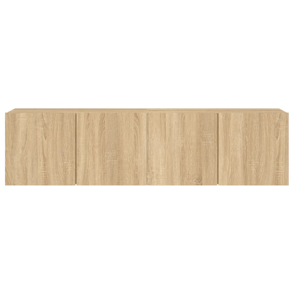Mobili TV a Parete 2pz Rovere Sonoma 80x30x41 cm 836957