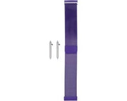 Cinturino orologio a rete 20mm blu, rapido cambio regolabile, chiusura magnetica