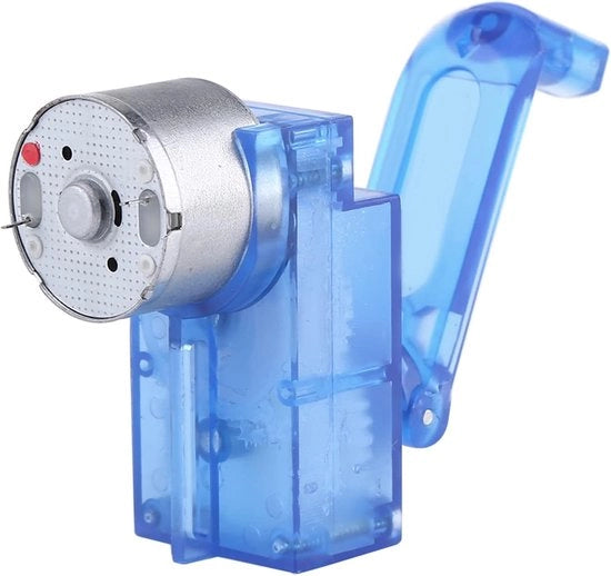 Kit di Generatore Manuale a Mano - Generatore di Energia Elettrica Manuale - 3V-6V Generatore di Alimentazione Meccanica - Kit di Emergenza per Bambini e Adulti