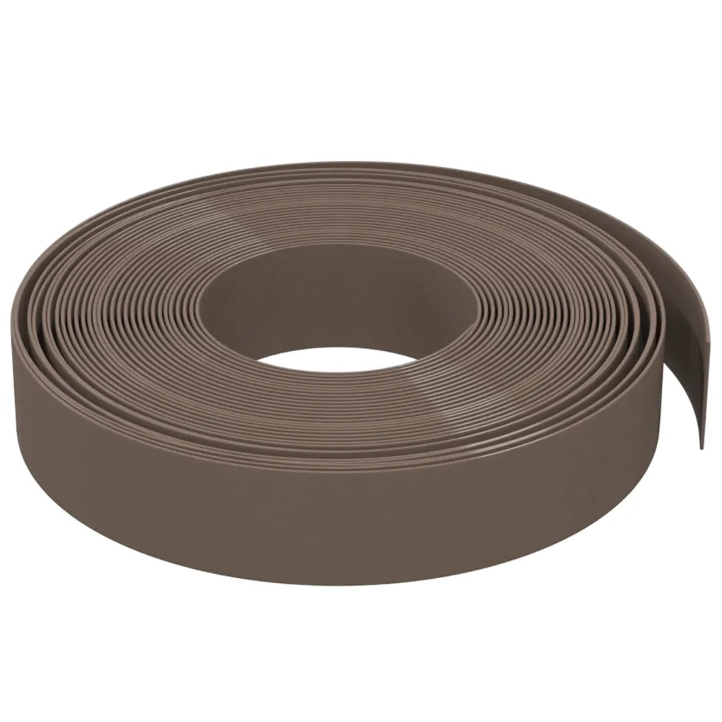 Bordatura da Giardino Marrone 10 m 10 cm in Polietilene CFW6321302