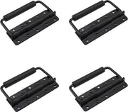 Cassa vetrata - acciaio inossidabile - flightcase - cassetta degli attrezzi - cassa - nero