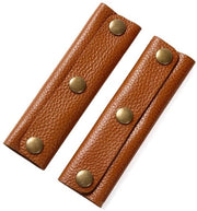 Manubrio a doppio pezzo in pelle PU - Coperture di protezione per tasche - Materiale morbido e duraturo - Aspetto elegante - Dimensioni 13 x 9 cm - Tasgrip