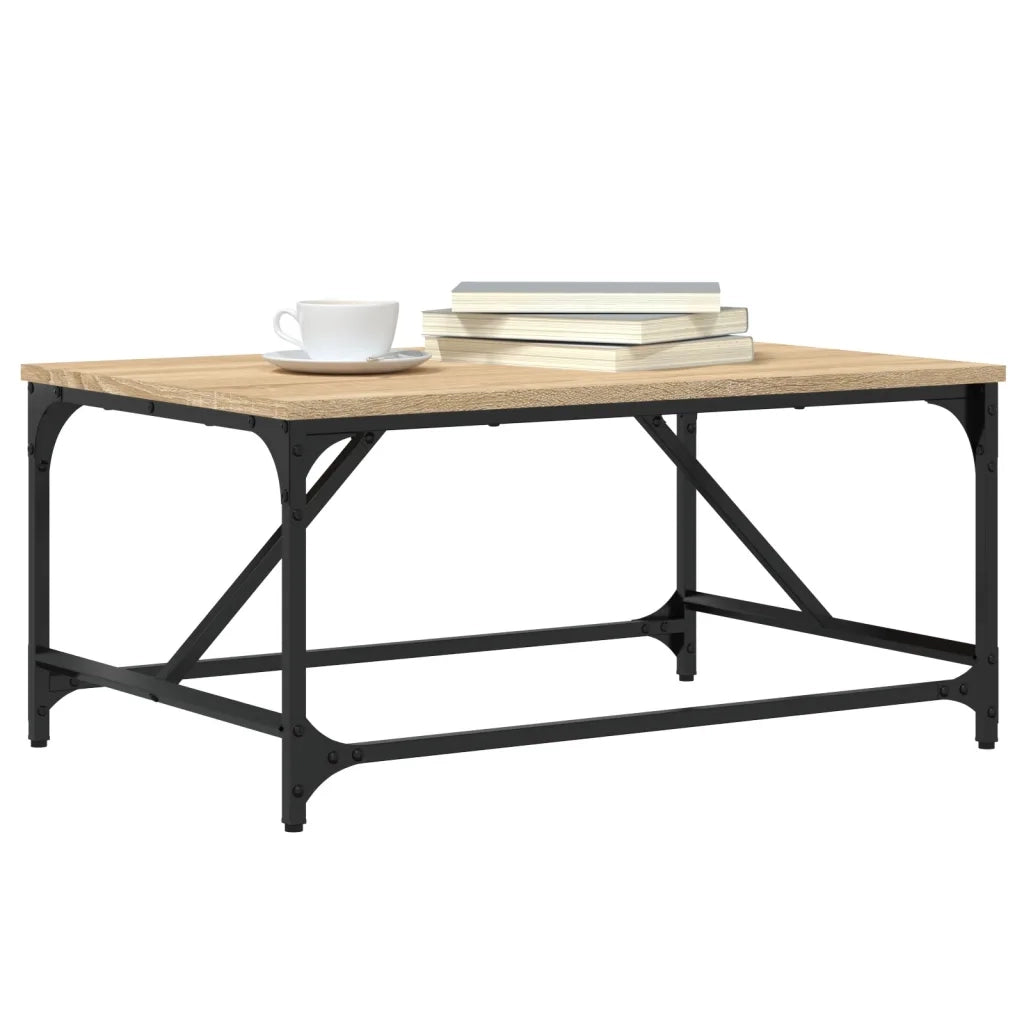 Tavolino da Salotto Rovere Sonoma 75x50x35cm Legno Multistratocod mxl 131273