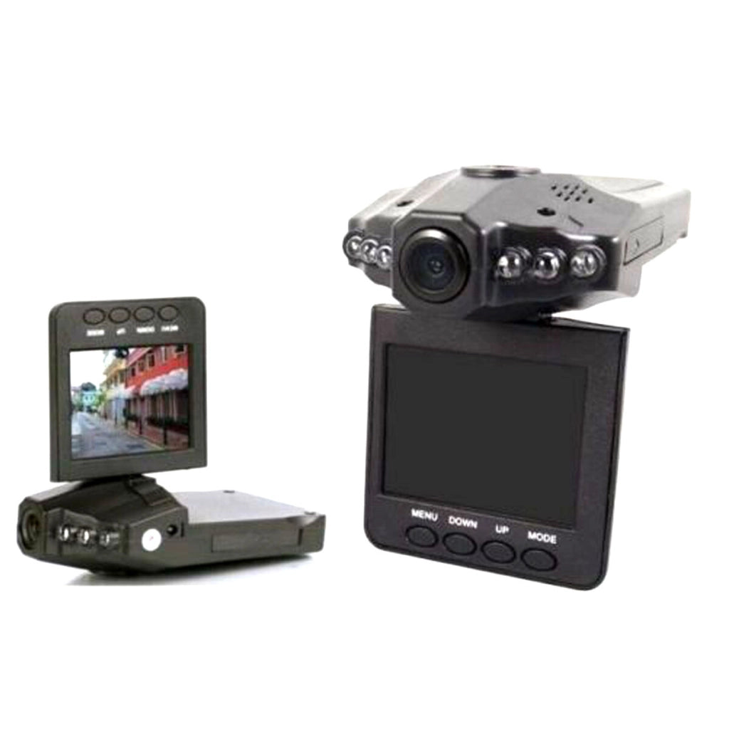MINI DVR TELECAMERA REGISTRA VIDEO AUTO HD MONITOR LCD 2.5"  6 LED VENTOSA CAM