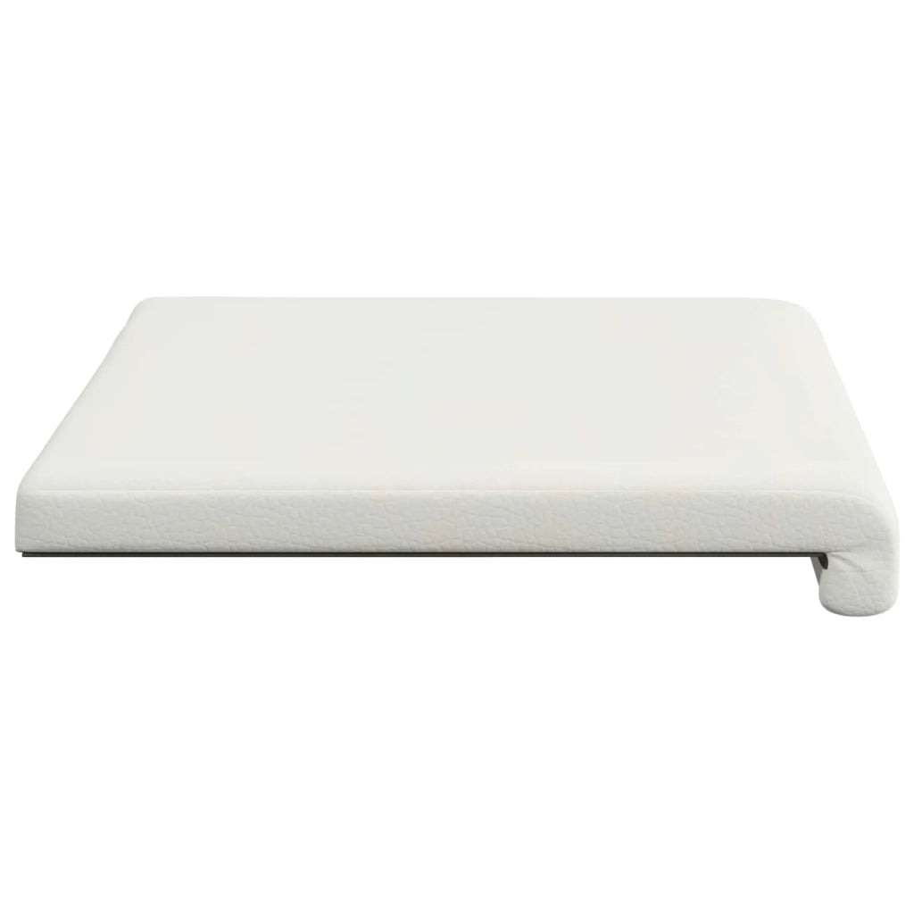 Cuscino per panchina Similpelle Bianco Profondità 35 cm 42043195