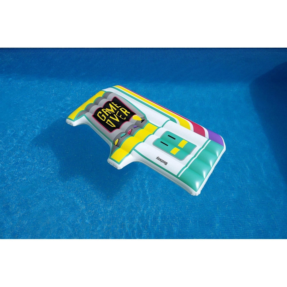 Trade Shop - Materassino Gonfiabile Galleggiante Piscina Aqua Arcade Grafica Forma Videogioco 43851 -