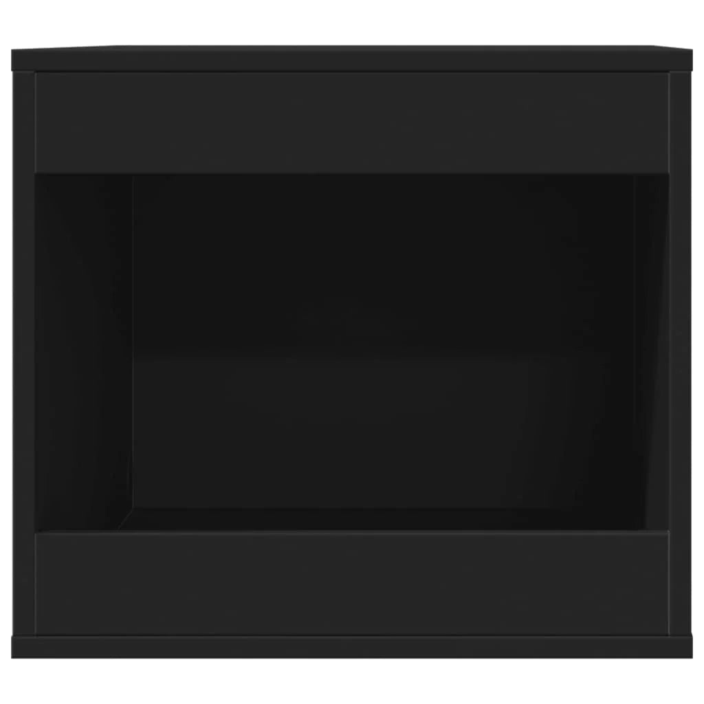 Mobiletto per lettiera per gatti in legno ingegnerizzato nero 02_0043325