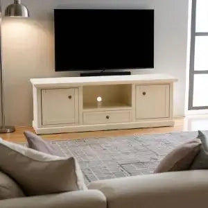 Mobile Porta tv Shabby chic avorio 2 ante 1 cassetto 1 vano