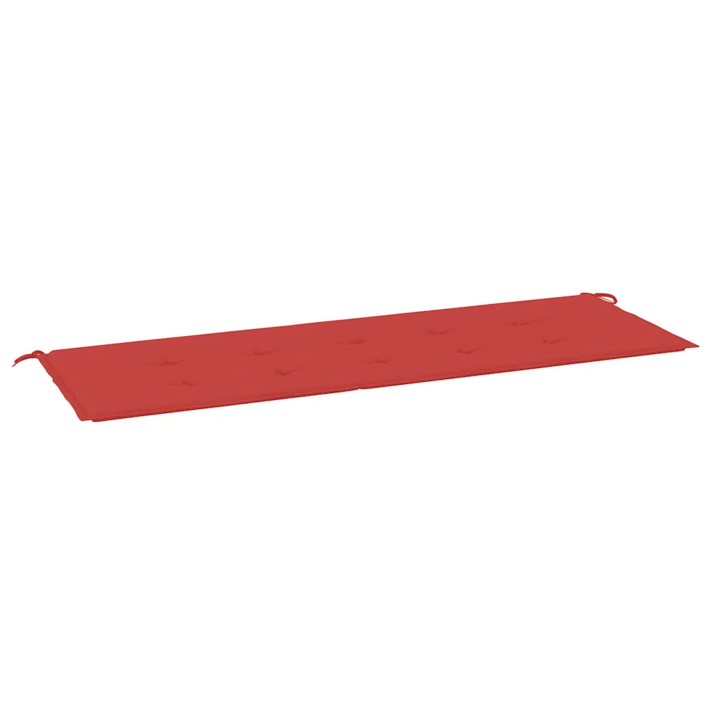Cuscino per Panca Rosso 150x50x3 cm in Tessuto Oxford 43211