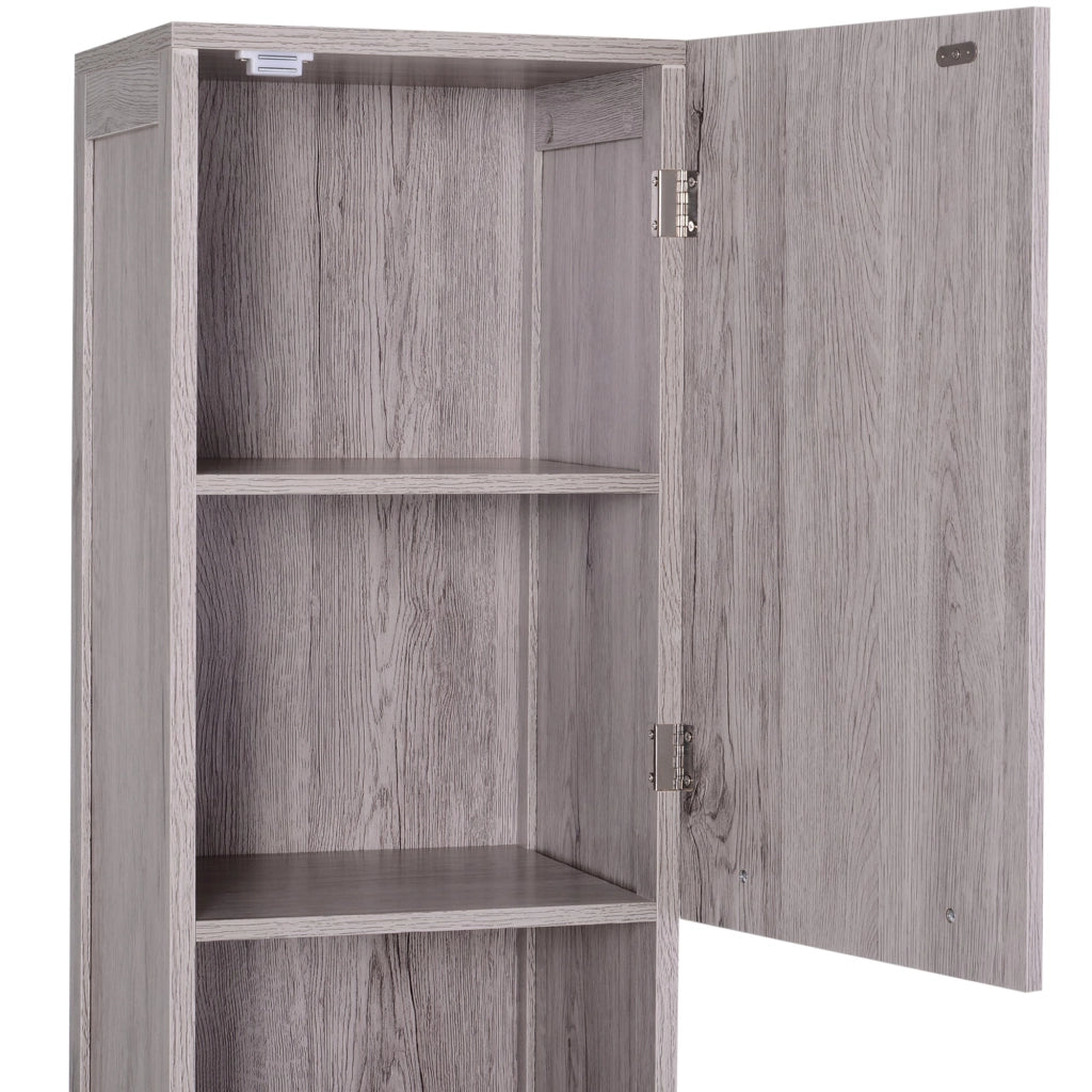 Mobile a Colonna per Bagno 30x32x172,5 cm in MDF color Legno