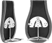 Supporto per attrezzi - Cintura per attrezzi - 2 pezzi - Supporto per martello - Supporto per sega - Adatto per martello, sega o mazzetta - Nero.