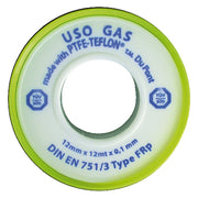 NASTRO TEFLON PER GAS 'PROFESSIONALE' 1/2x12 mt. x0,1 mm - cf. 10 rt.  - VIKY