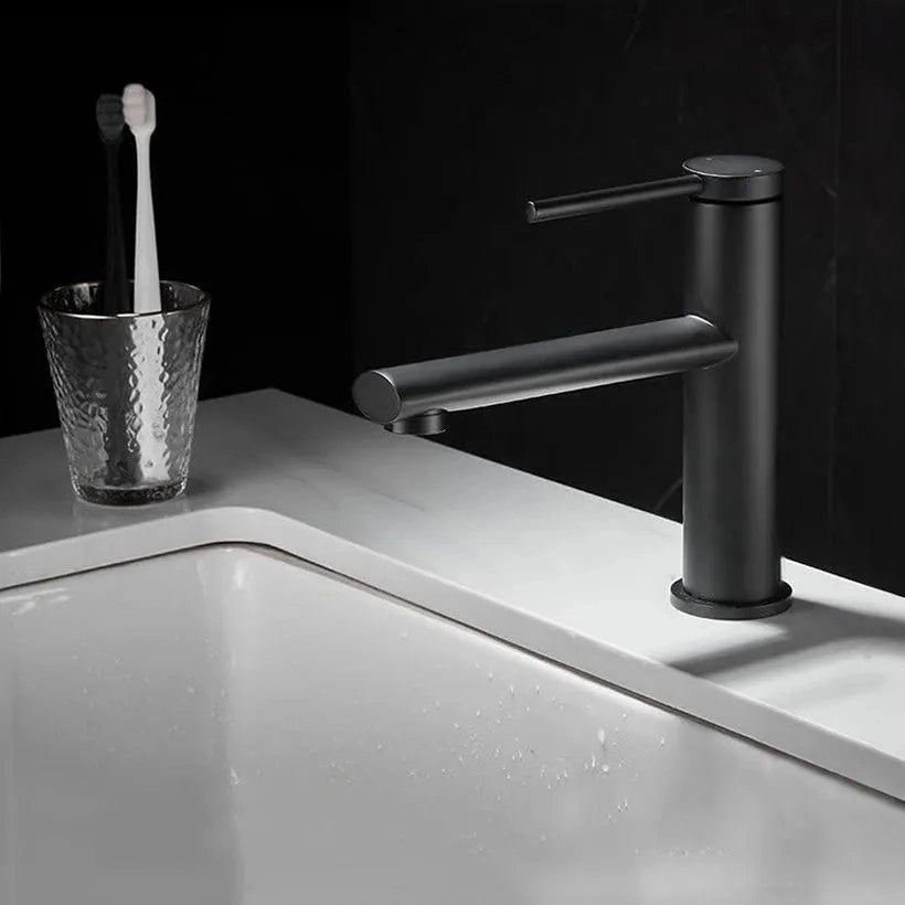 Rubinetto Da Lavabo Rea Oval Black Low
