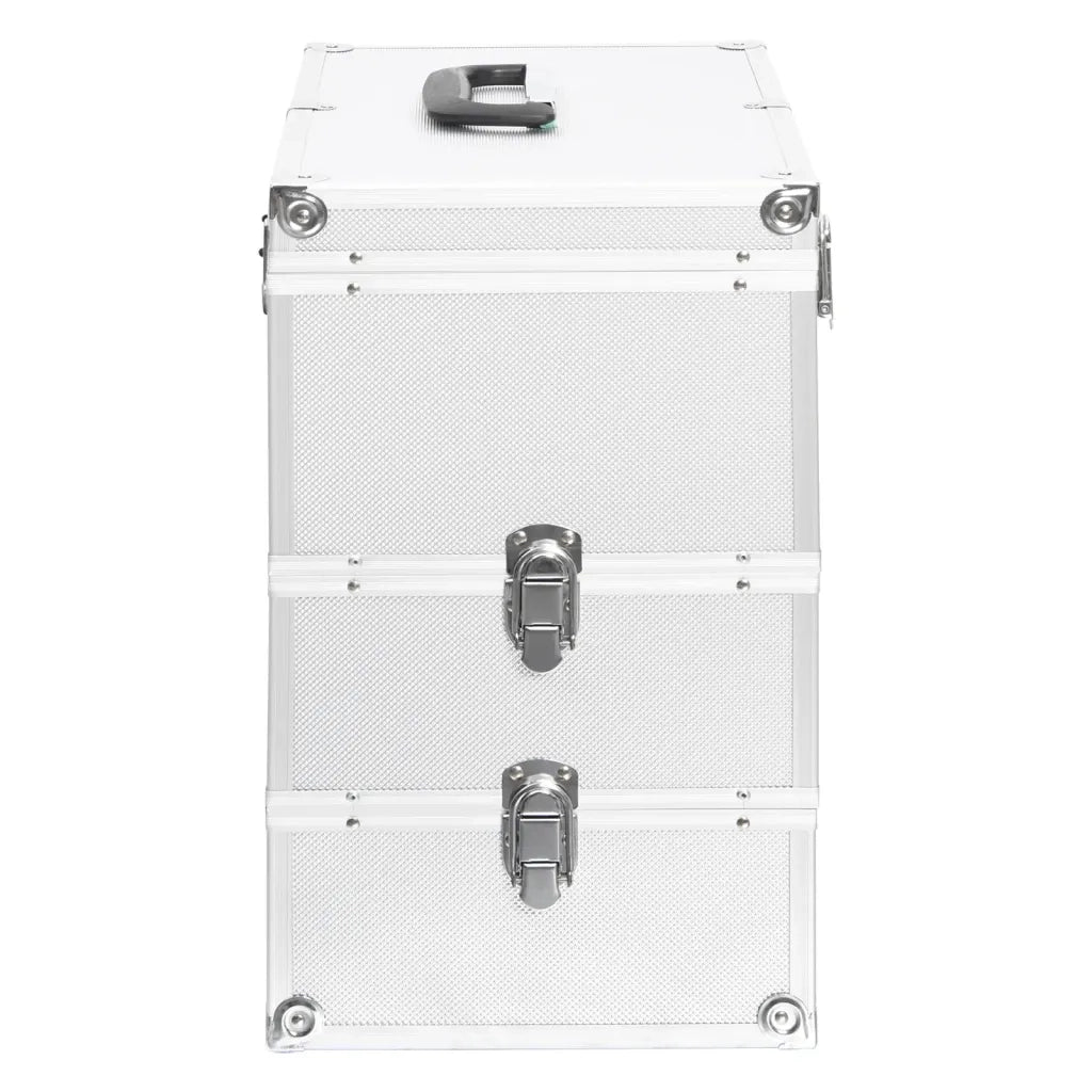 Valigia per Cosmetici 37x24x40 cm Argento in Alluminio CFW3396439