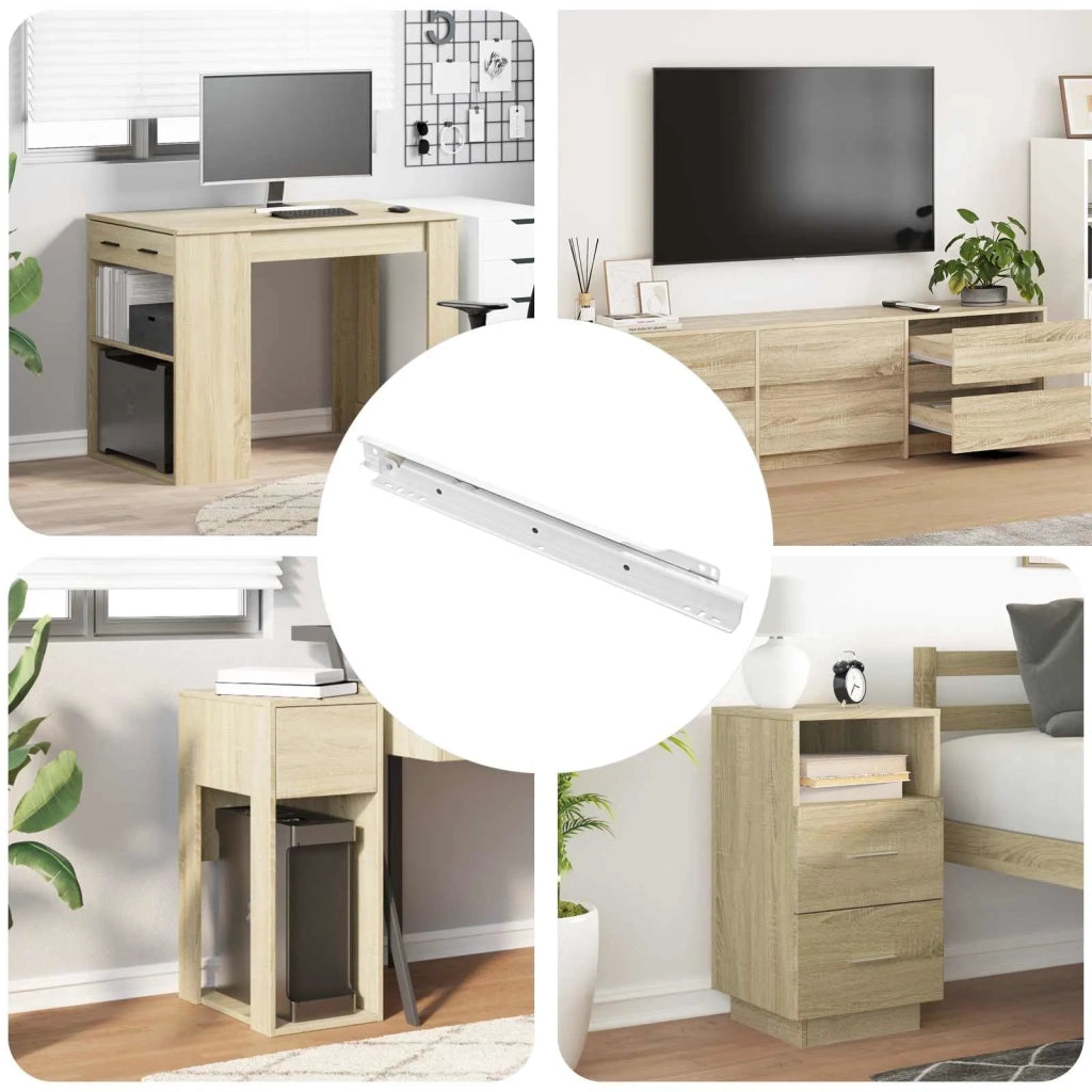 Scorrevole per cassetti 73 pz Bianco Acciaio CFW3816342