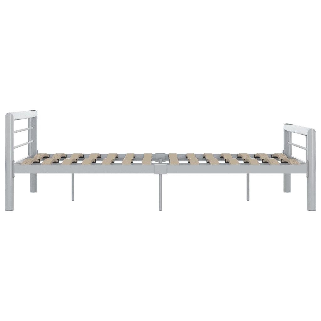 Giroletto Grigio e Bianco in Metallo 160x200 cm