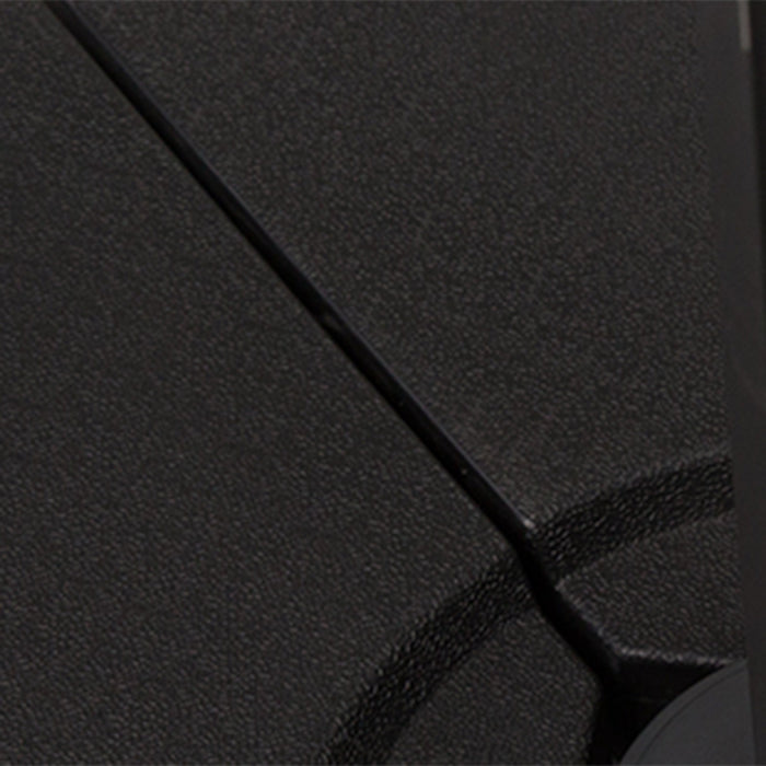 Base per Ombrellone 4 Pezzi Riempibili per Basi a Croce da 100x100 cm Nero