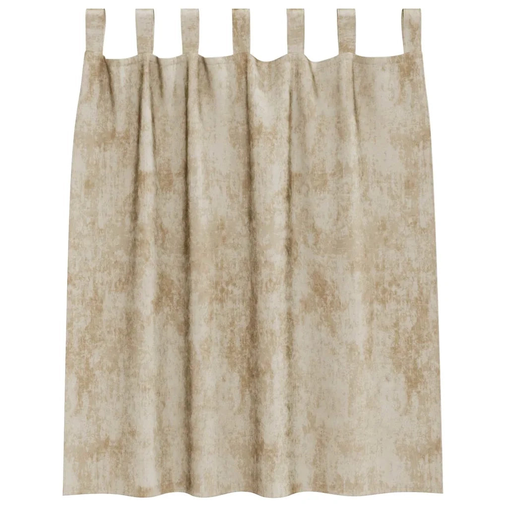 Tende in Velluto con tende 2 pcs Crema 140 x 140 cm Velluto 4107733