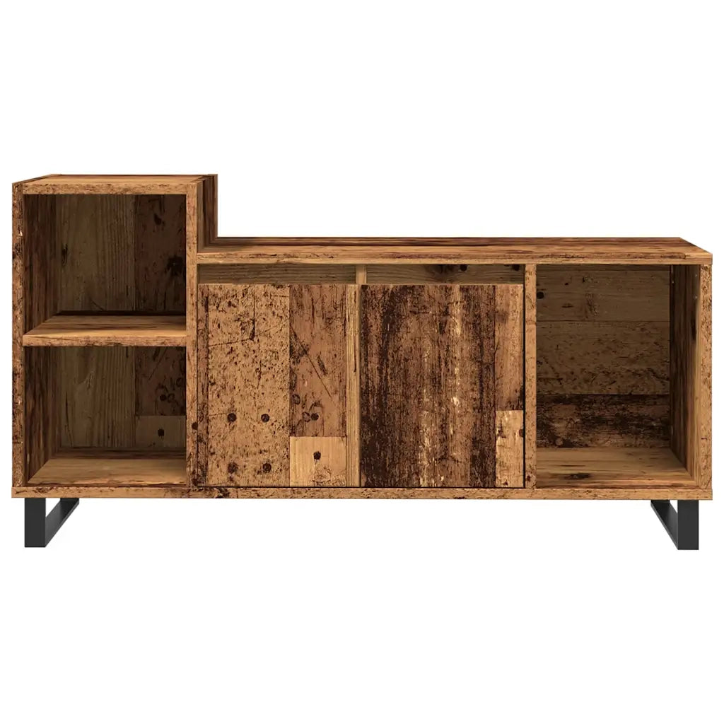 Mobile Porta TV Legno Antico 100x35x55 cm in Legno Multistrato