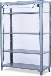 Cappa di protezione trasparente in polietilene, con chiusura a cerniera, per uso indoor e outdoor, dimensioni 125 x 40 x 185 cm