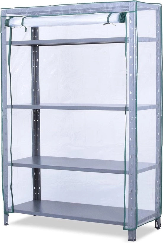 Cappa di protezione trasparente in polietilene, con chiusura a cerniera, per uso indoor e outdoor, dimensioni 125 x 40 x 185 cm