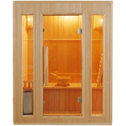 Sauna finlandese tradizionale SAKURA da 3 posti