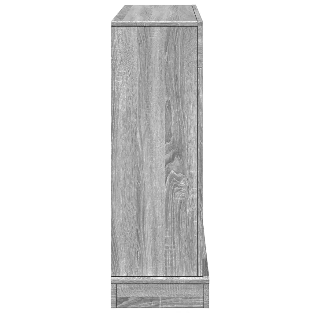 Cornice per Camino-Rivestimento per Camino Grigio Sonoma 100x30x87,5 cm in Truciolato