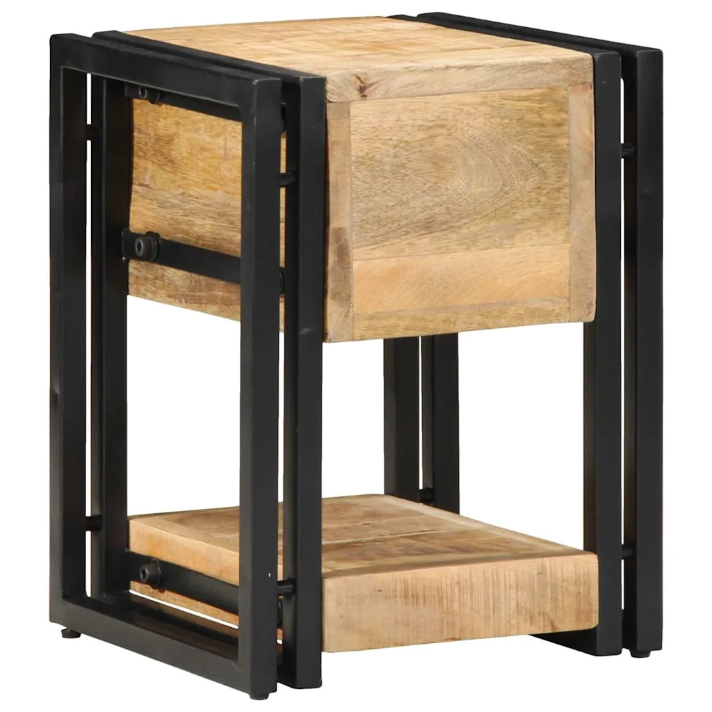 Armadio da Notte 2 pcs 30 x 30 x 40 cm Legno di mango massello 4016707