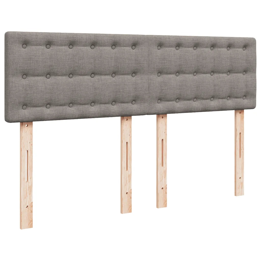 Giroletto a Molle con Materasso Tortora 140x200 cm in Tessuto 3288229