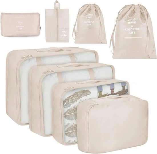 Set di organizzatori per valigia e borsa - Super utile per viaggi - Mai più ingombrare - Ordinare - Viaggiare con facilità