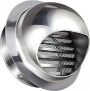 Ventilatierooster a sfera Ø 100 mm in acciaio inossidabile