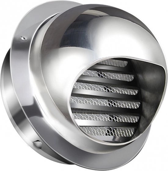 Ventilatierooster a sfera Ø 100 mm in acciaio inossidabile