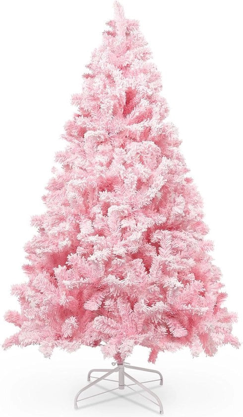 Albero di Natale 180 cm con decorazione flocked rosso con neve, 808 foglie di pino di PVC e base stabile, albero di Natale per decorazioni di Natale

Modello: 
180 cm
808 punti
PVC
Base stabile