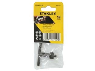 CHIAVE PER MANDRINO A CREMAGLIERA- - mm.8/10/13 per Bosch, Makita e Aeg (STA66350) - 1 blister STANLEY